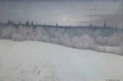 Nový Rok od Theodor Kittelsen