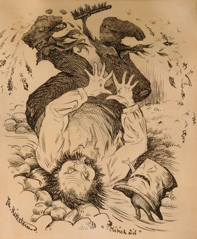 Politické rozdil od Theodor Kittelsen
