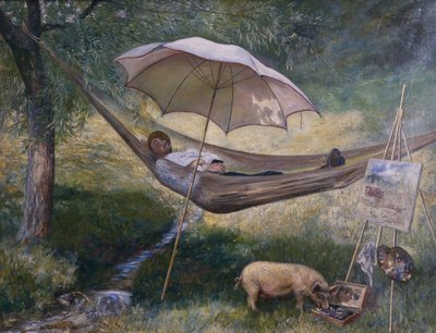 Autoportrét od Theodor Kittelsen