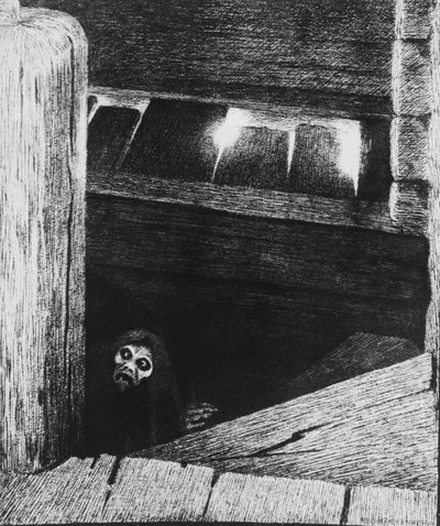 Cerna smrt od Theodor Kittelsen