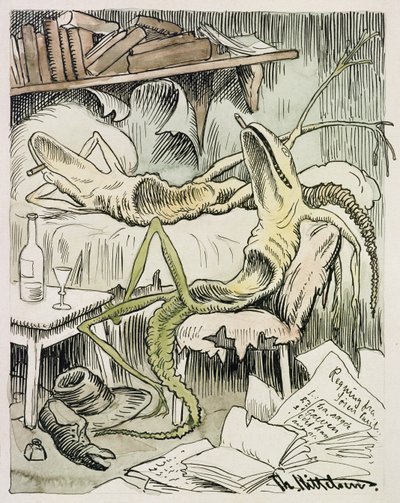 Literární chřipka od Theodor Kittelsen