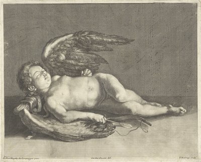 Spící Amor od Theodor Vercruys