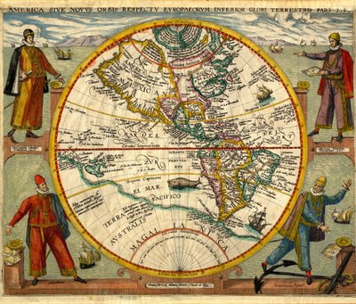 America sive novus orbis... od Theodor de Bry