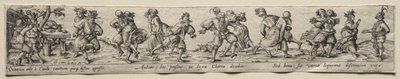 Tanec rolníků od Theodor de Bry