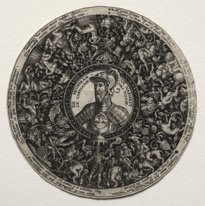 Design pro misku s medailony od Theodor de Bry