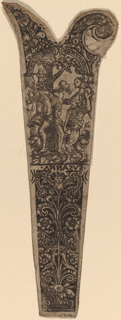 Ornament na rukojeť nože od Theodor de Bry