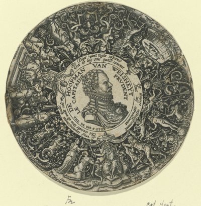 Portrét Viléma I., prince Oranžského De Hoopman van Weisheyt / Le Capitaine Prudent (název na objektu) od Theodor de Bry