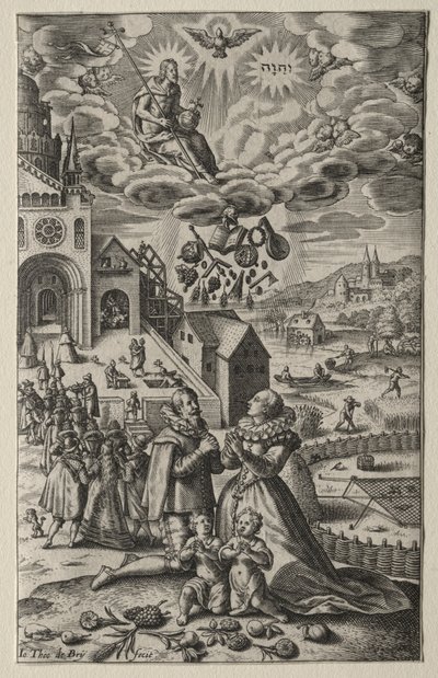 Modlitba od Theodor de Bry