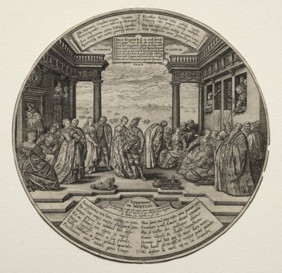 Benátský ples od Theodor de Bry