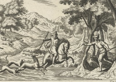 Lov na jelena od Theodor van Merlen (II)