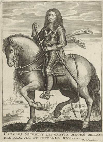 Portrét Karla II., anglického krále od Theodor van Merlen (II)