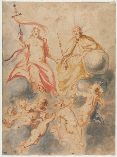 Nejsvětější Trojice od Theodor van Thulden