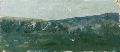 Kopcovitá krajina s půlměsícem od Theodor von Hormann