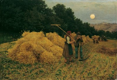 Východ měsíce po sklizni I od Theodor von Hormann