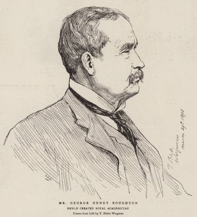Pan George Henry Boughton od Theodore Blake Wirgman