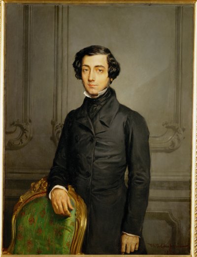 Alexis de Tocqueville, státník (malba na plátně) od Theodore Chasseriau