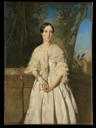Hraběnka de La Tour-Maubourg (Marie-Louise-Charlotte-Gabrielle Thomas de Pange, 1816–1850) od Théodore Chassériau