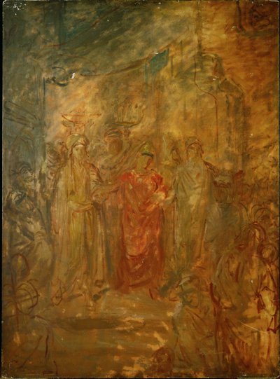 Židovská svatba v Constantine, Alžírsko ... od Théodore Chassériau