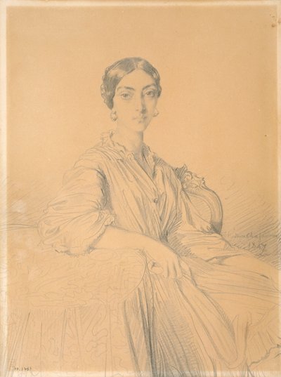 Princezna Belgiojoso od Théodore Chassériau
