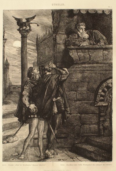 Suita Othello: č. 1 (1. dějství, 1. scéna) od Théodore Chassériau