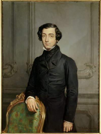 Portrét Alexise Charlese Henriho Cleral de Tocqueville (1805-1859), ministra zahraničních věcí za druhé republiky Malba Theodora Chasseriaua (1819-1856) od Théodore Chassériau