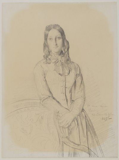 Portrét madame Ravaissonové od Théodore Chassériau
