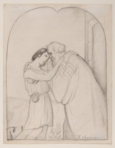 Návrat marnotratného syna od Théodore Chassériau