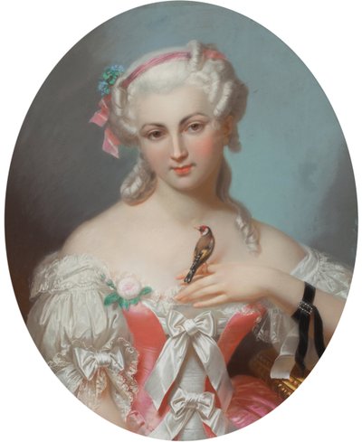 Anne Henriette z Francie (1727-1752), Fantin-Latour, Theodore (1805-1872). Pastel na papíře, První polovina 19. stol.. Soukromá sbírka od Theodore Fantin Latour
