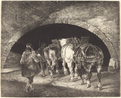 Adelphi Wharf od Theodore Gericault