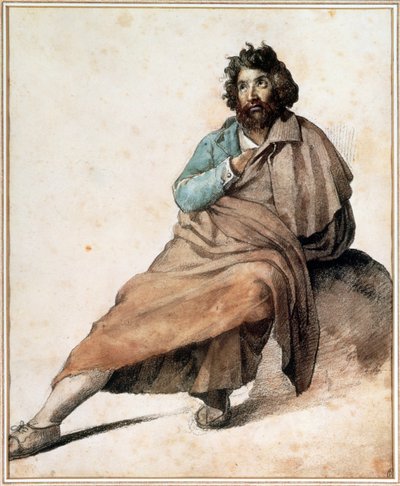 Italský montagnard od Theodore Gericault