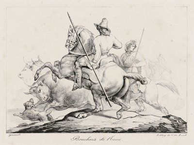 Římští řezníci (Roman Butchers) od Theodore Gericault