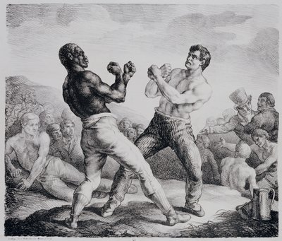 Boxeři, 1818 od Theodore Gericault