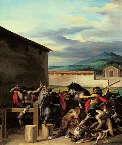 Dobytčí trh od Theodore Gericault