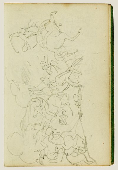 Jízdní bitva od Theodore Gericault