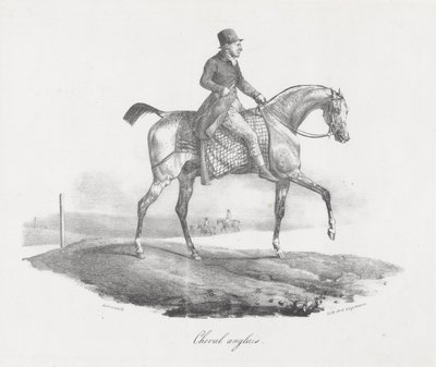 Anglický kůň (An English Horse) od Theodore Gericault