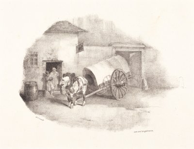 Přepravní kůň z Limonsu od Theodore Gericault
