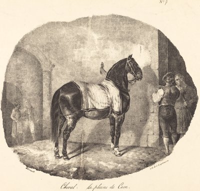 Caen obyčejný kůň od Theodore Gericault