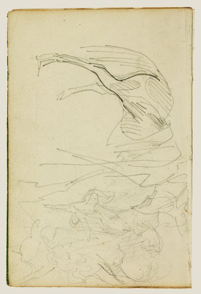 Studie kompozice, studie koní od Theodore Gericault