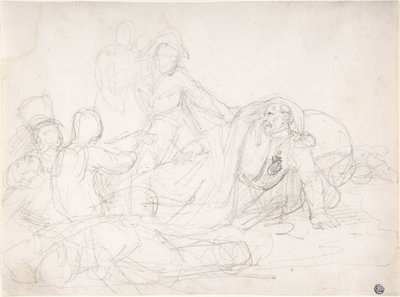 Padlí vojáci od Theodore Gericault