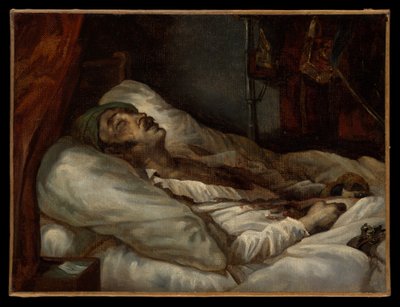 Generál Letellier na smrtelné posteli od Theodore Gericault
