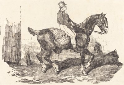 Ženich nasedl na kočárového koně od Theodore Gericault