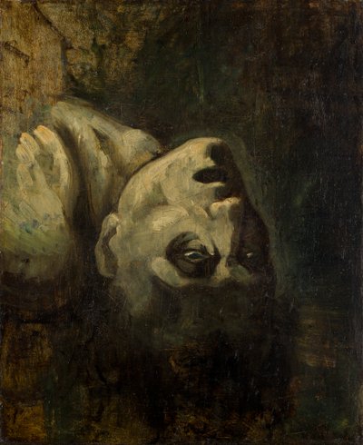 Hlava utonulého muže od Theodore Gericault