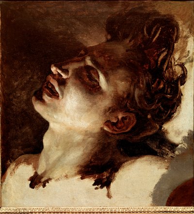 Hlava mrtvého mladíka Obraz Jean Louis Theodore Gericault (1791-1824) 19. století Slunce. 31x33 cm Rouen, Musee des Beaux Arts od Theodore Gericault