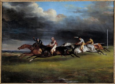 Horse Race říká derby v Epsom Painting od Theodora Gericaulta (1791-1824) 1821 Sun. 0,92 x 1,25 m od Theodore Gericault