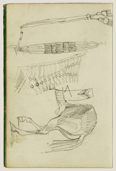 Studium koní a střapce od Theodore Gericault