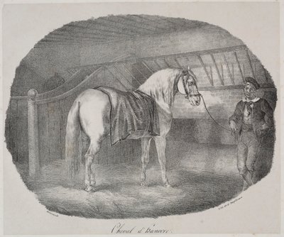 Kůň z Hannoveru od Theodore Gericault