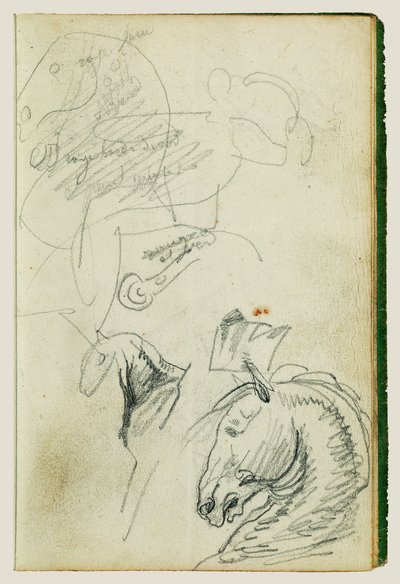 Studie o koních od Theodore Gericault