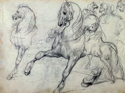 Koně od Theodore Gericault