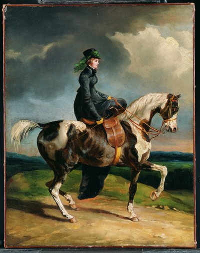Jezdkyně od Theodore Gericault
