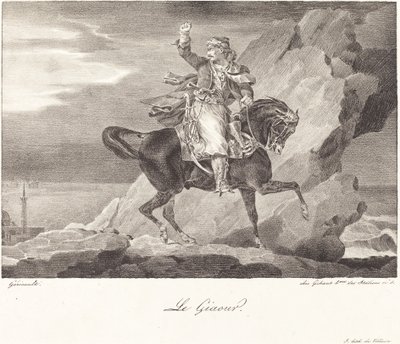 Le Giaour (Nevěřící) od Theodore Gericault